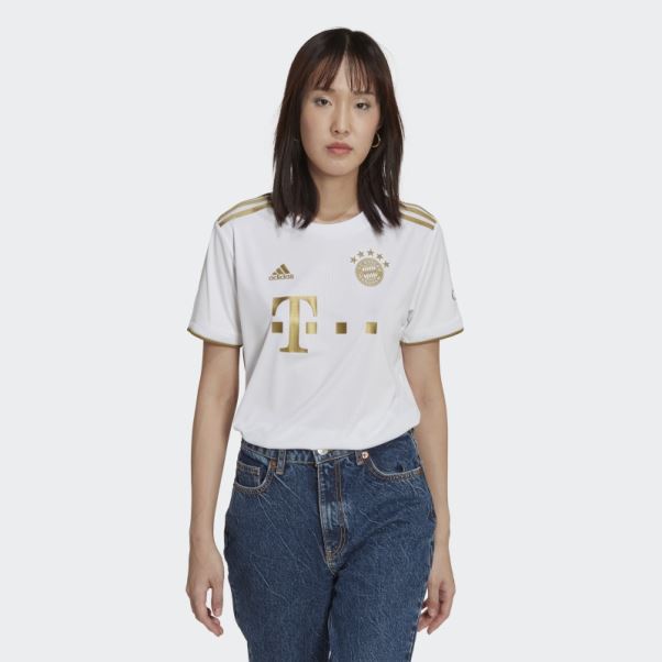 Maillot Exterieur Fc Bayern 22/23 Blanc Adidas