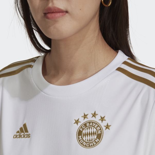 Maillot Exterieur Fc Bayern 22/23 Blanc Adidas