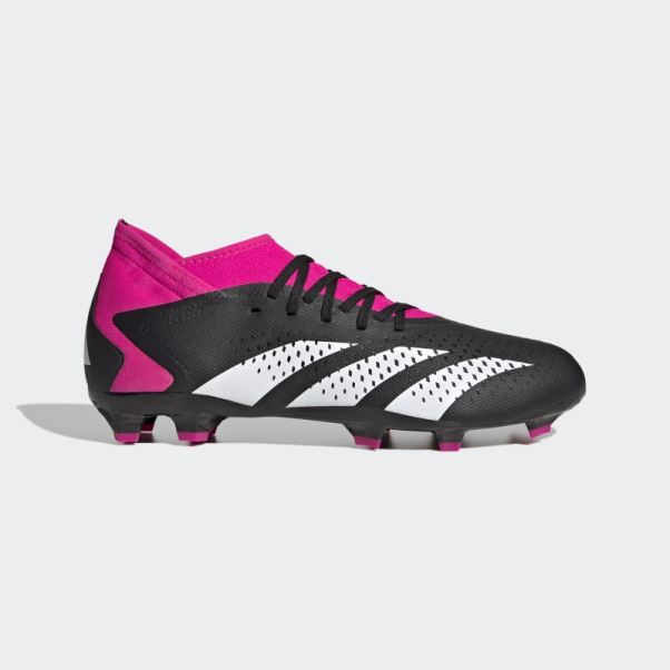 Predator Precision.3 Chaussures De Sol Ferme Adidas Noir