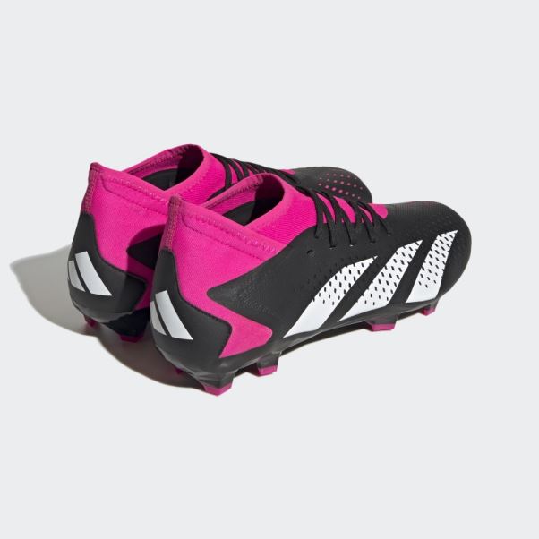 Predator Precision.3 Chaussures De Sol Ferme Adidas Noir