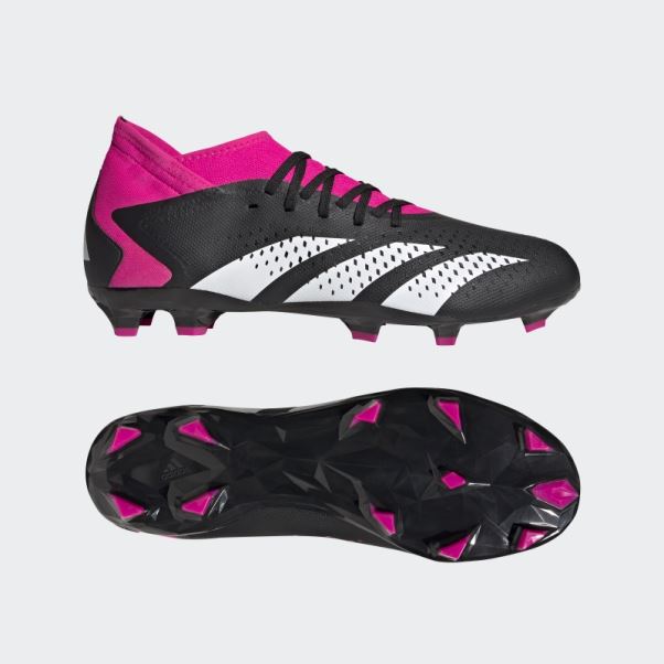 Predator Precision.3 Chaussures De Sol Ferme Noir Adidas
