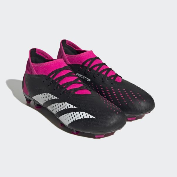 Adidas Predator Precision.3 Chaussures De Football Pour Terrain Sec Rose élégante