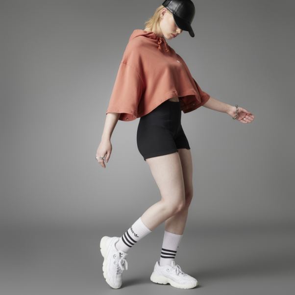 Sweat à Capuche à Boutons Pression Always Original Adidas Terre