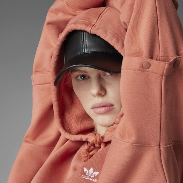 Sweat à Capuche à Boutons Pression Always Original Adidas Terre