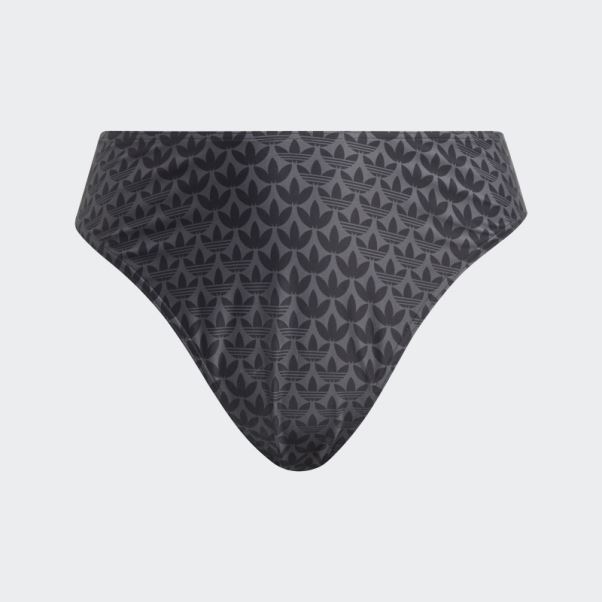 Bas De Bikini Noir Originals à Monogramme (grande Taille) Adidas