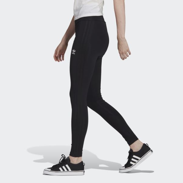 Collant Adicolor Classics 3 Bandes Ton Sur Ton Adidas Noir