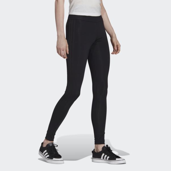 Collant Adicolor Classics 3 Bandes Ton Sur Ton Adidas Noir