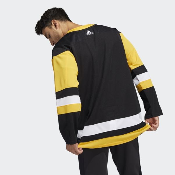 Maillot Adidas Pingouins Home Authentique Noir