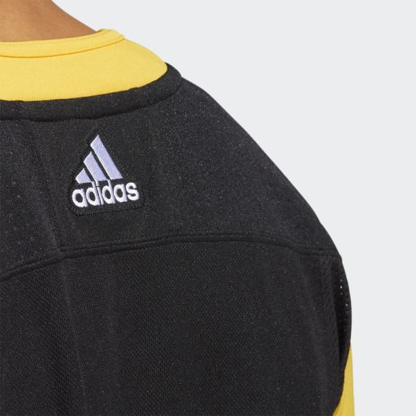 Maillot Adidas Pingouins Home Authentique Noir