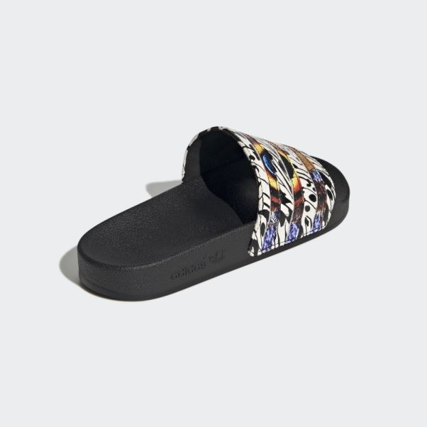 Adidas Adilette Slides Noir/couleur Du Fournisseur
