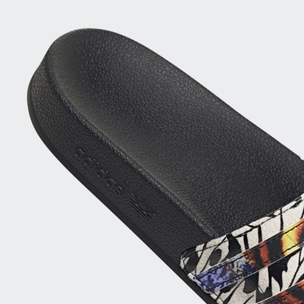 Adidas Adilette Slides Noir/couleur Du Fournisseur
