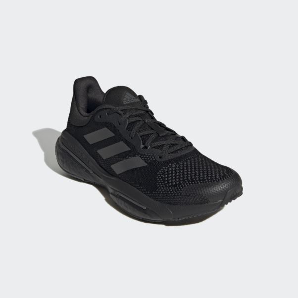 élégantes Chaussures De Course Adidas Solarglide 5 En Carbone