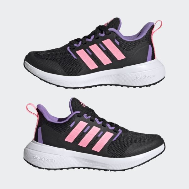 Mode Violet Adidas Fortarun 2.0 Cloudfoam Dentelle Chaussures