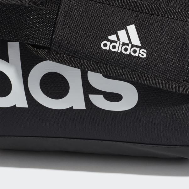 Sac Polochon Logo Adidas Essentials Moyen Noir