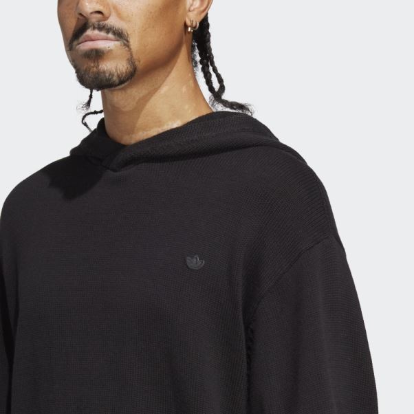 Sweat à Capuche En Maille Adidas Premium Essentials Noir