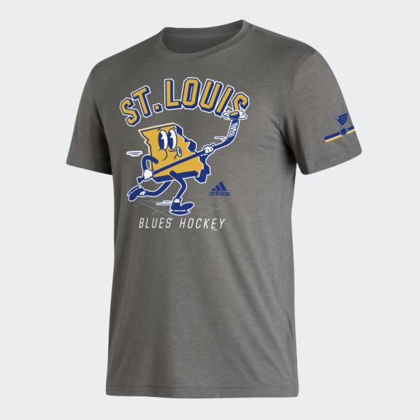 Tee Shirt Core Heather Blues Adidas