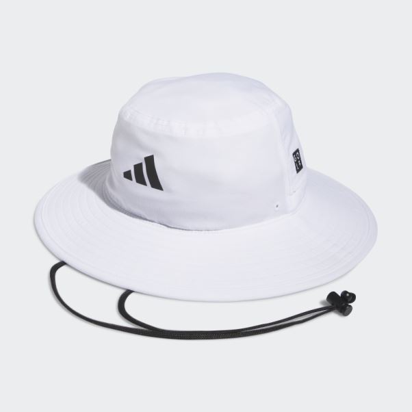 Chapeau Adidas Blanc à Larges Bords