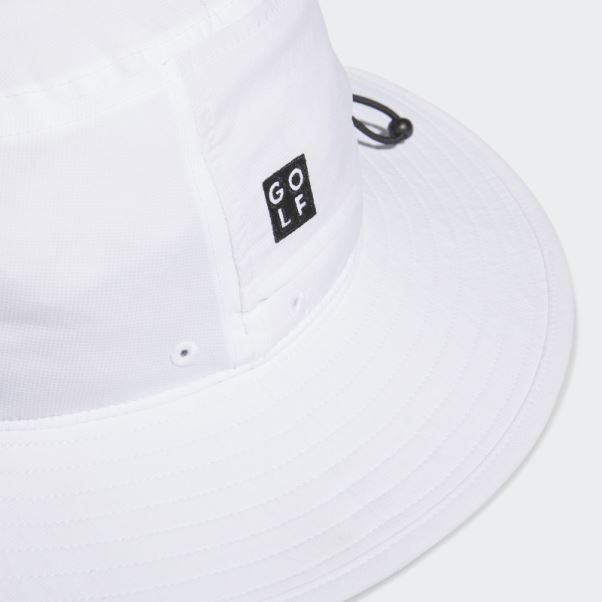 Chapeau Adidas Blanc à Larges Bords