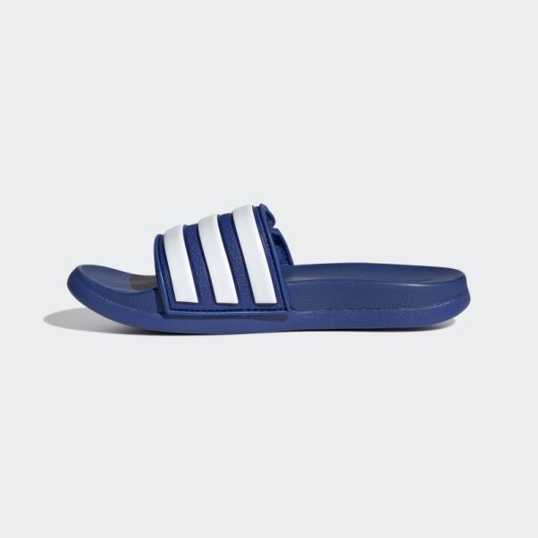 Adidas Adilette Comfort Claquettes Ajustables Bleu Royal