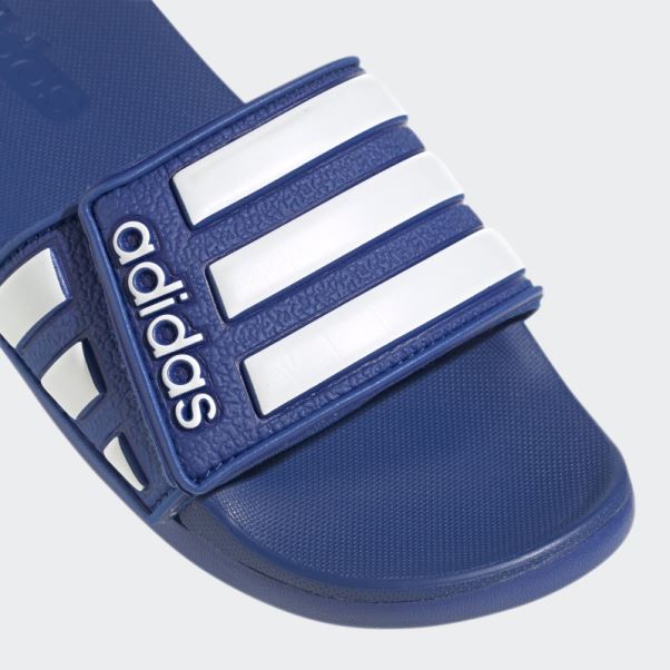 Adidas Adilette Comfort Claquettes Ajustables Bleu Royal