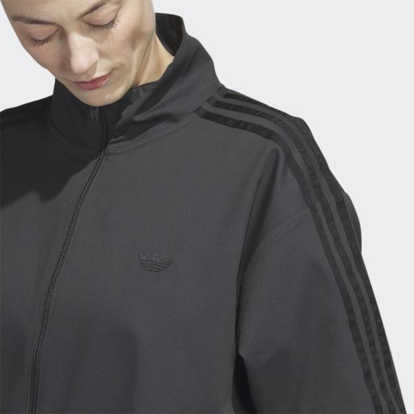 Veste De Survêtement Adidas Skateboarding Firebird En Carbone (non Genrée)