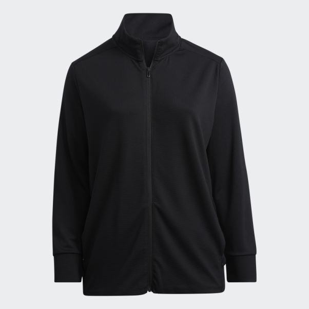 Veste Zippée Texturée (grande Taille) Noir Adidas