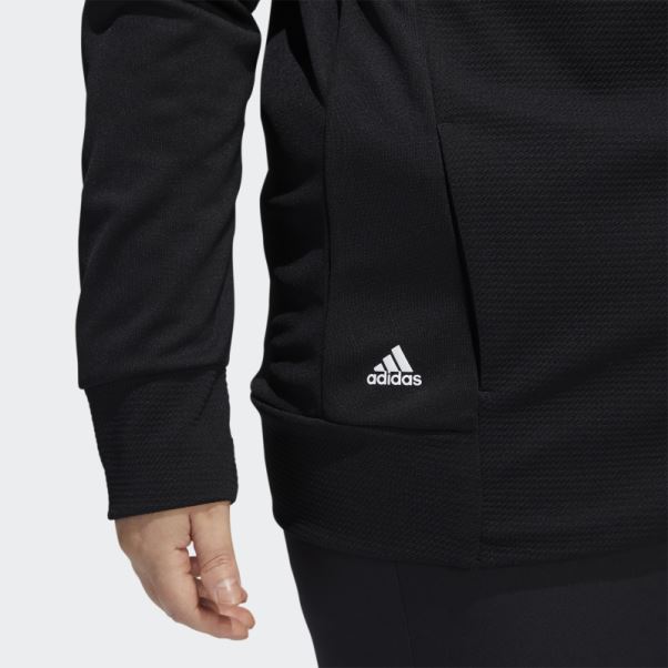 Veste Zippée Texturée (grande Taille) Noir Adidas