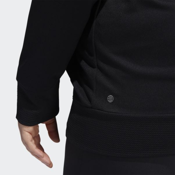 Veste Zippée Texturée (grande Taille) Noir Adidas