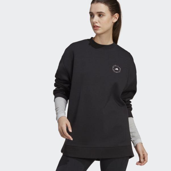 Adidas By Stella Mccartney Sweat Sportswear Noir Chaud