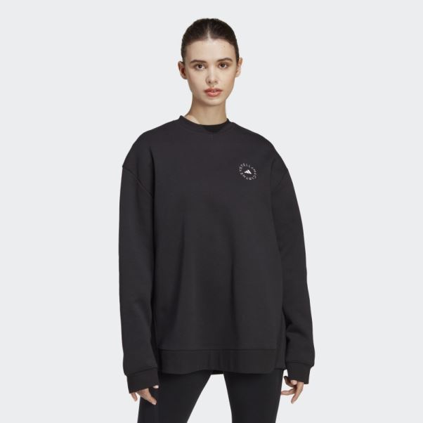 Adidas By Stella Mccartney Sweat Sportswear Noir Mode