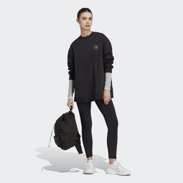 Adidas By Stella Mccartney Sweat Sportswear Noir Mode