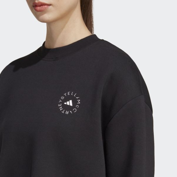Adidas By Stella Mccartney Sweat Sportswear Noir Mode