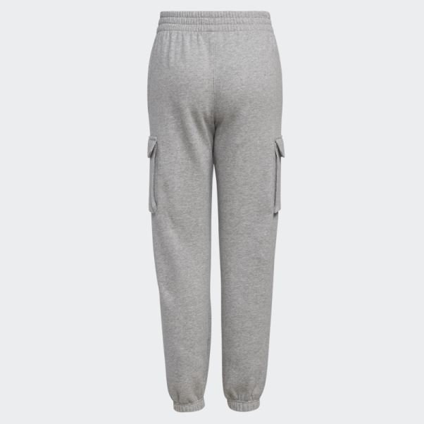 Adidas Pantalon De Jogging Cargo Fleece 3 Bandes Gris Moyen