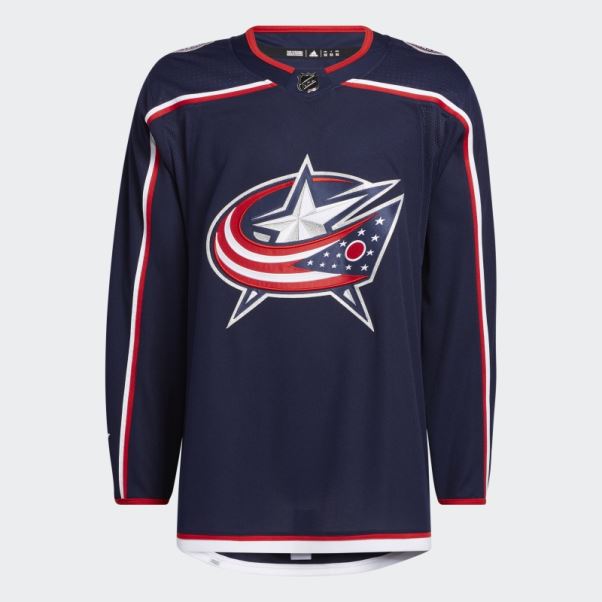 Adidas Bleu Vestes Home Authentique Jersey Marine 09 Ccm-sld