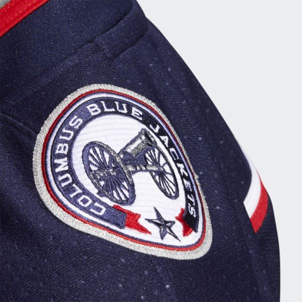 Adidas Bleu Vestes Home Authentique Jersey Marine 09 Ccm-sld