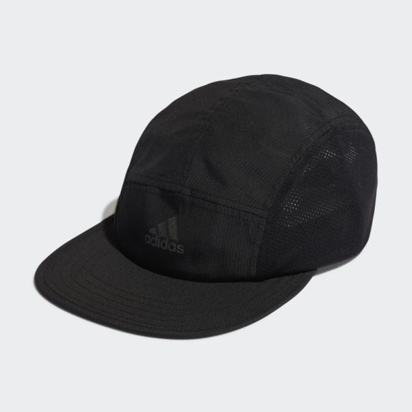 Casquette De Coureur Réfléchissante à Cinq Panneaux Aeroready Noir Adidas