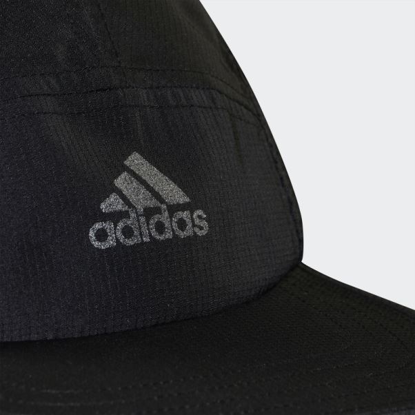 Casquette De Coureur Réfléchissante à Cinq Panneaux Aeroready Noir Adidas