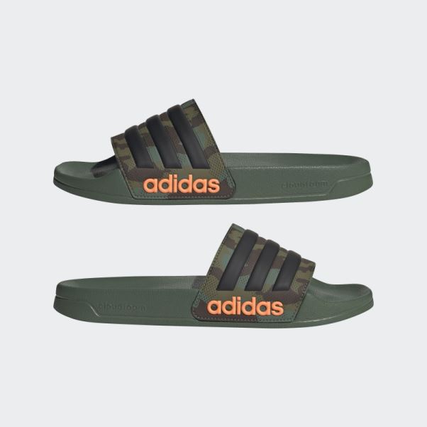 Adidas Adilette Toboggan De Douche Orange