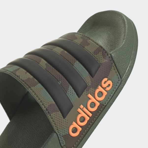 Adidas Adilette Toboggan De Douche Orange