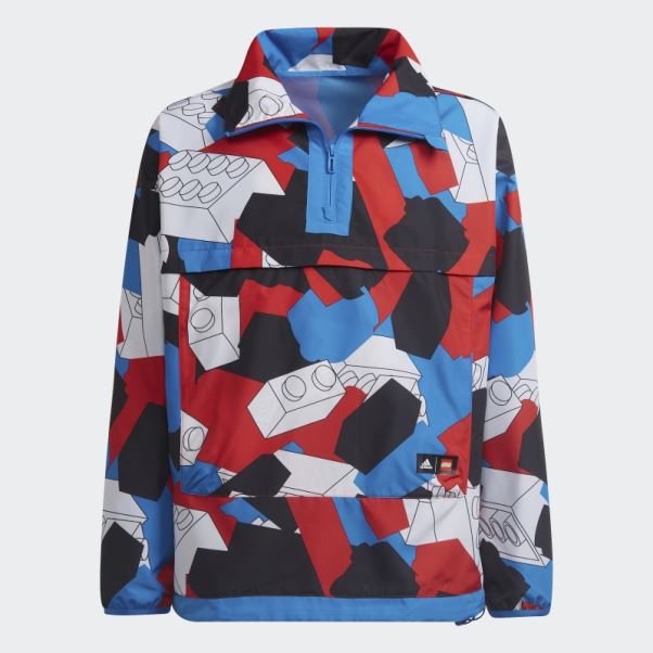Coupe-vent Demi-zip Adidas X Classic Lego Blanc Chaud