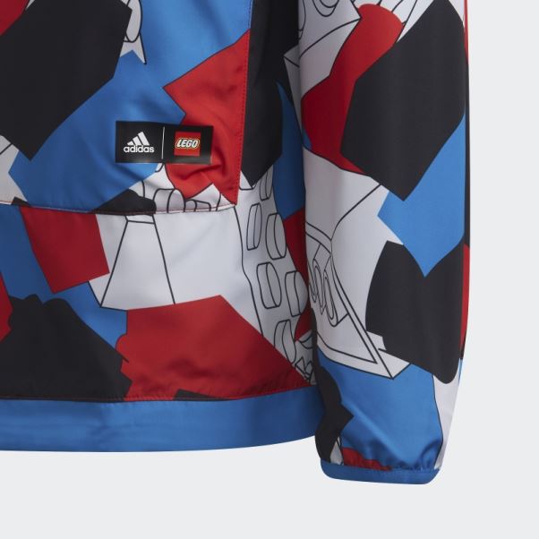 Coupe-vent Demi-zip Adidas X Classic Lego Blanc Chaud