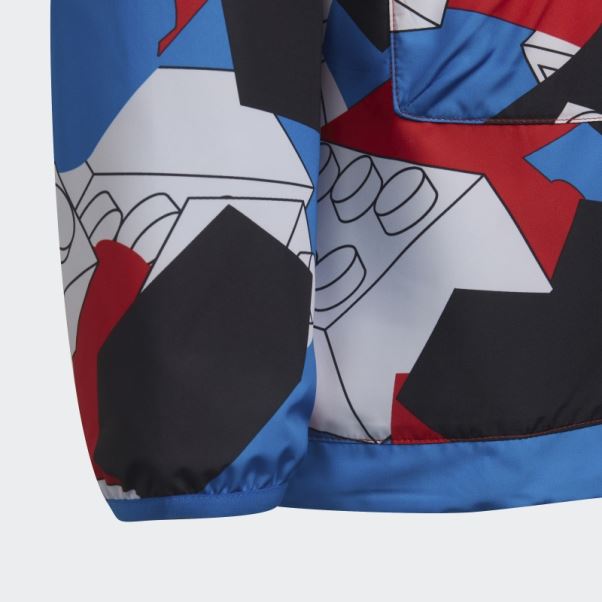 Coupe-vent Demi-zip Adidas X Classic Lego Blanc Chaud