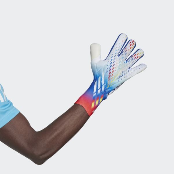 Gants De Gardien De But Adidas Prédateur Edge Pro Blanc