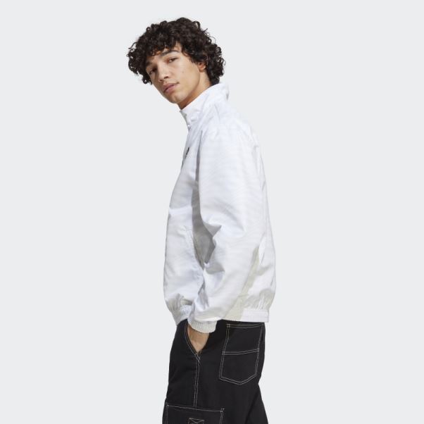 Veste Hymne Du Real Madrid Adidas Blanche