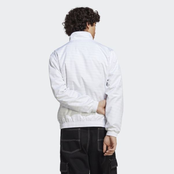 Veste Hymne Du Real Madrid Adidas Blanche