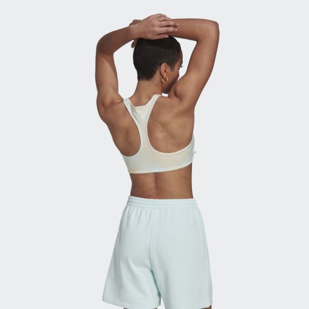 Soutien-gorge Imprimé Allover Bleu Adidas