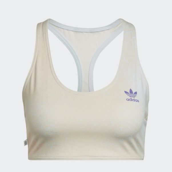 Soutien-gorge Imprimé Allover Bleu Adidas
