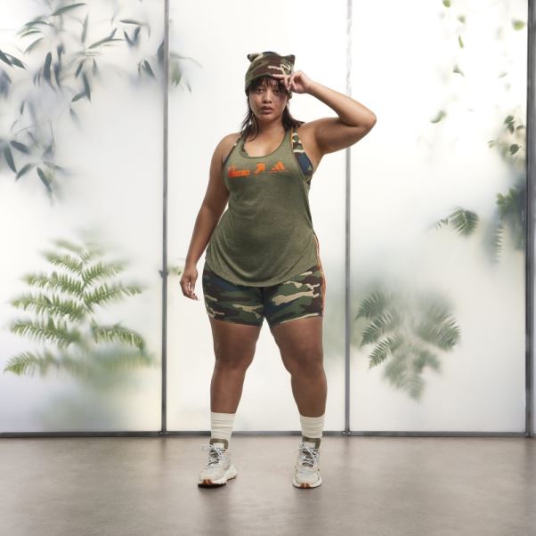 Pin Adidas Ample Débardeur (taille Plus) élégant