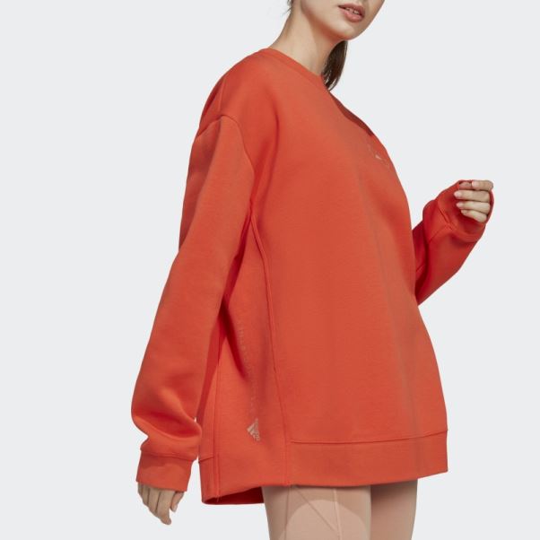 Adidas By Stella Mccartney Sportswear Sweat Fashion Burnt Cayenne