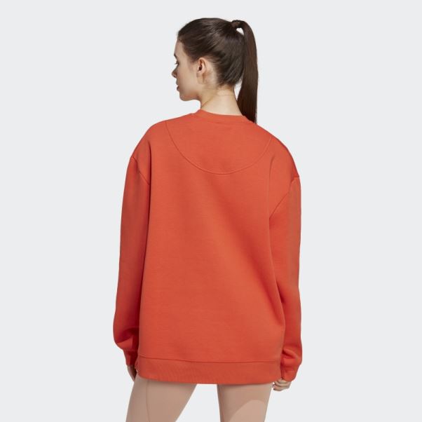 Adidas By Stella Mccartney Sportswear Sweat Fashion Burnt Cayenne